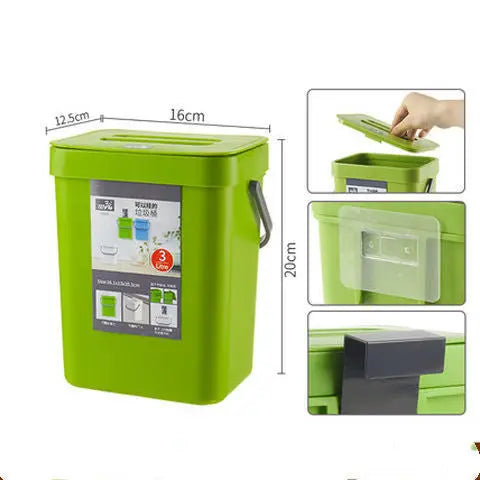 Wall-mounted trash can - shockwave.com.co