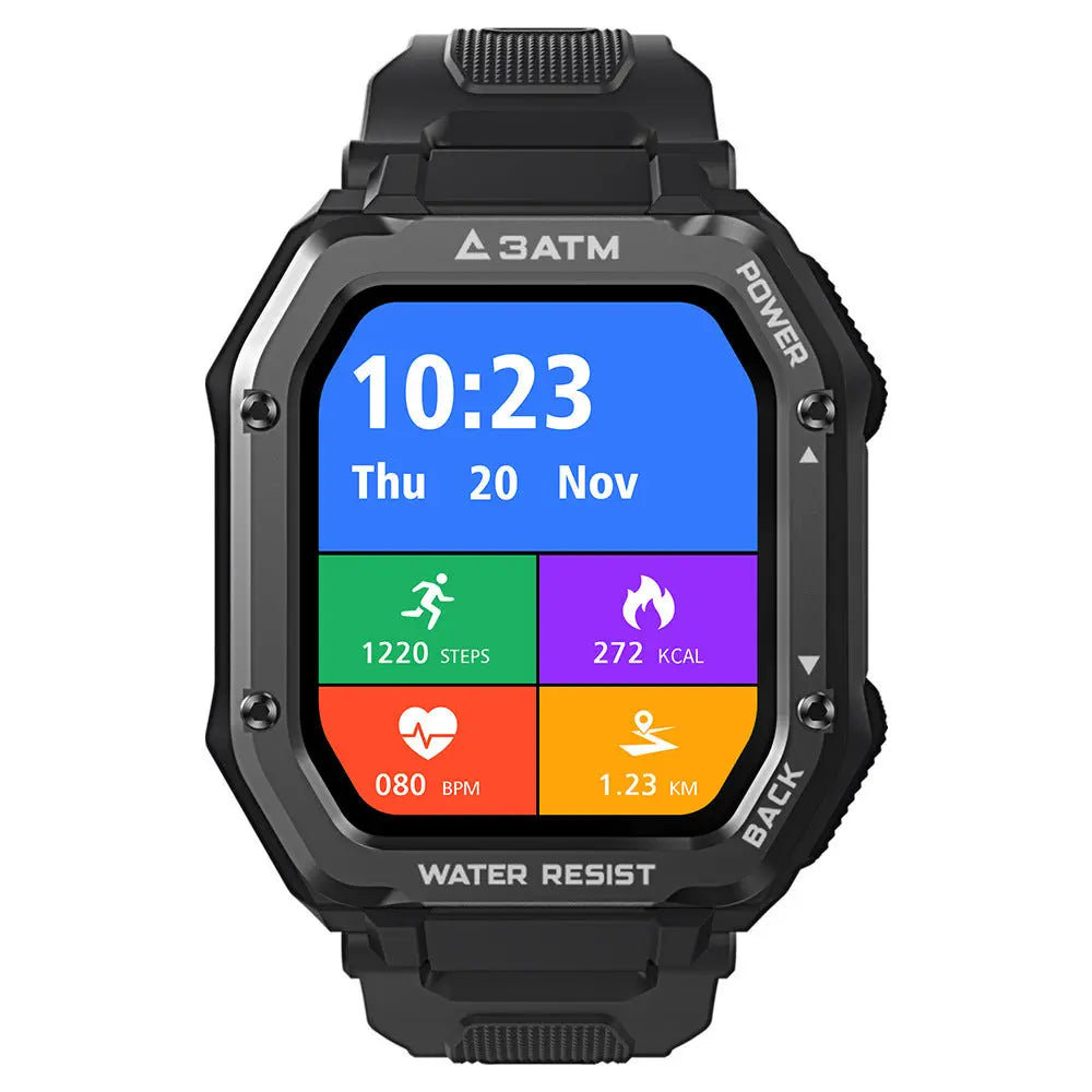 Outdoor Sports Rugged Smart Watch 1.69 Inches With 20 Sports Modes - shockwave.com.co