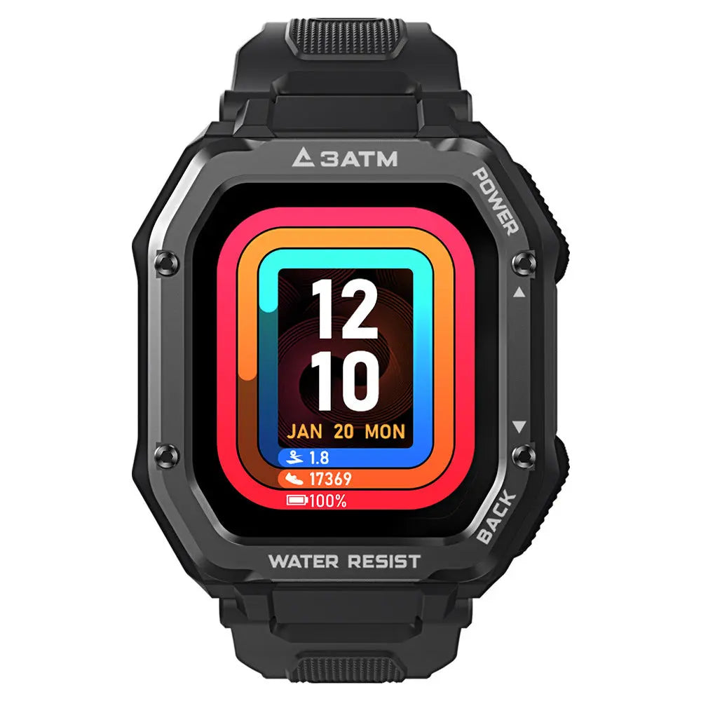 Outdoor Sports Rugged Smart Watch 1.69 Inches With 20 Sports Modes - shockwave.com.co