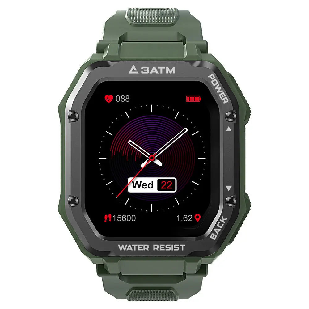 Outdoor Sports Rugged Smart Watch 1.69 Inches With 20 Sports Modes - shockwave.com.co