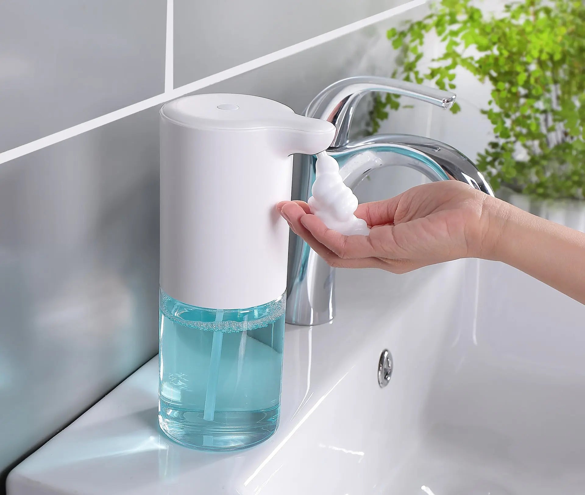 Automatic Induction Foam Soap Dispenser Hand Sanitizer Dispenser Smart Soap Dispenser - shockwave.com.co