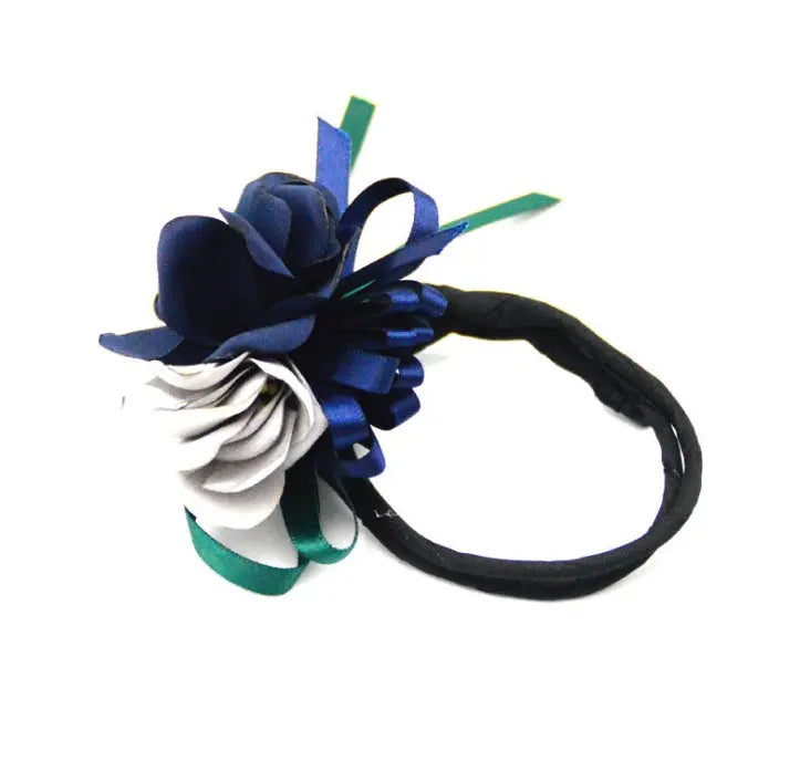 Bun Hair Half Bun Pearl Flower Hair Plate Hair Elastic Korean Styling Headdress Hair Accessories - shockwave.com.co