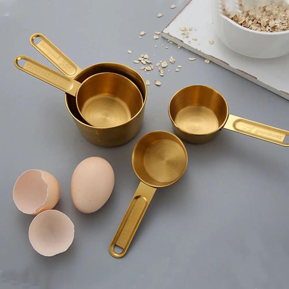 Stainess Steel Measuring Spoons Kitchen Scale Coffee Scoop Baking Bartending Kitchen Tool - shockwave.com.co
